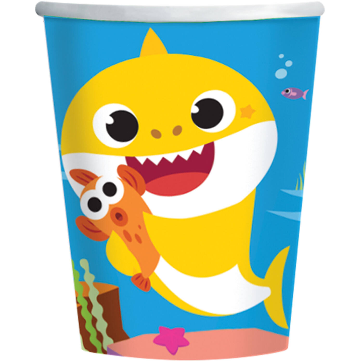 8 Cups Baby Shark 250 ml