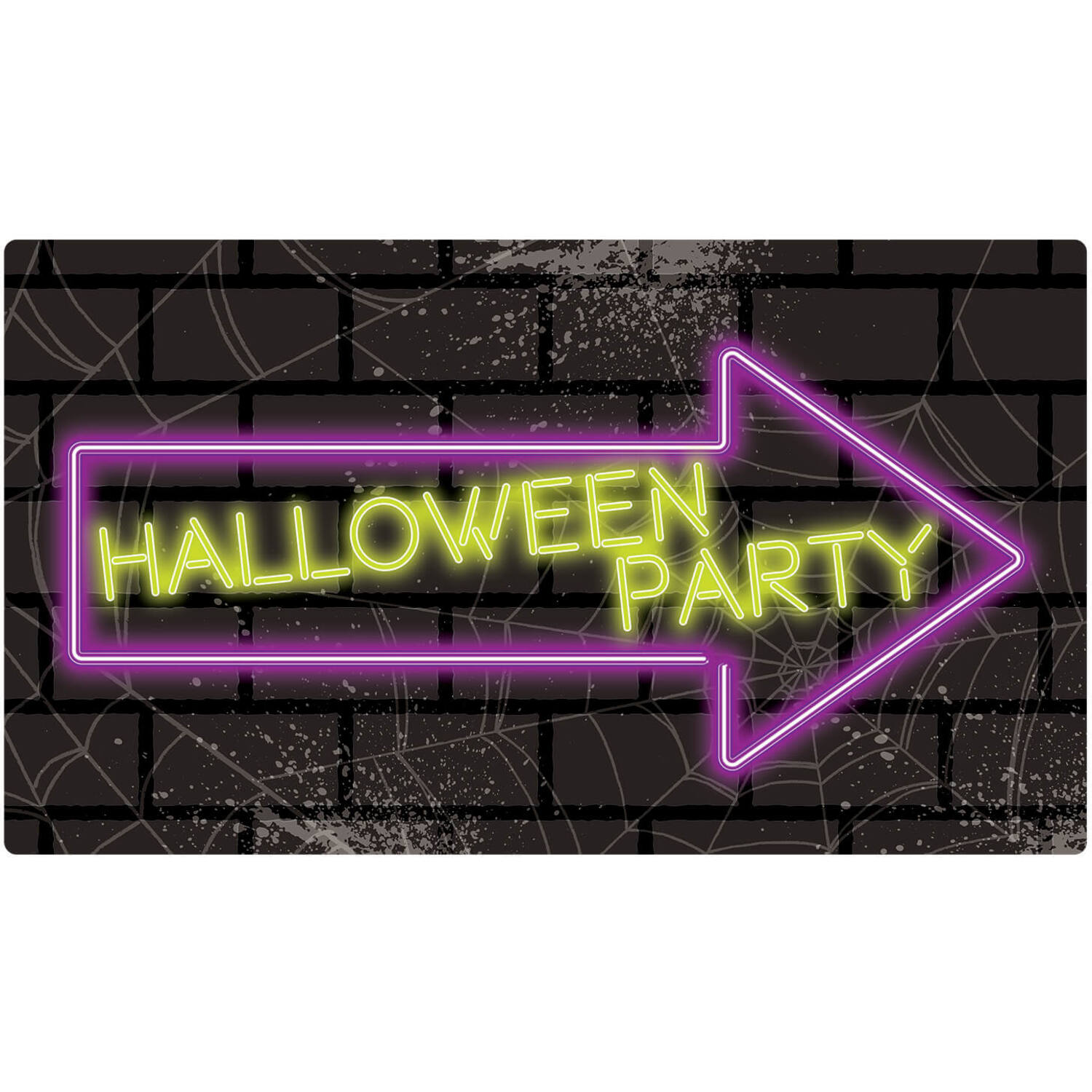 Direction Sign Halloween Party Plastic