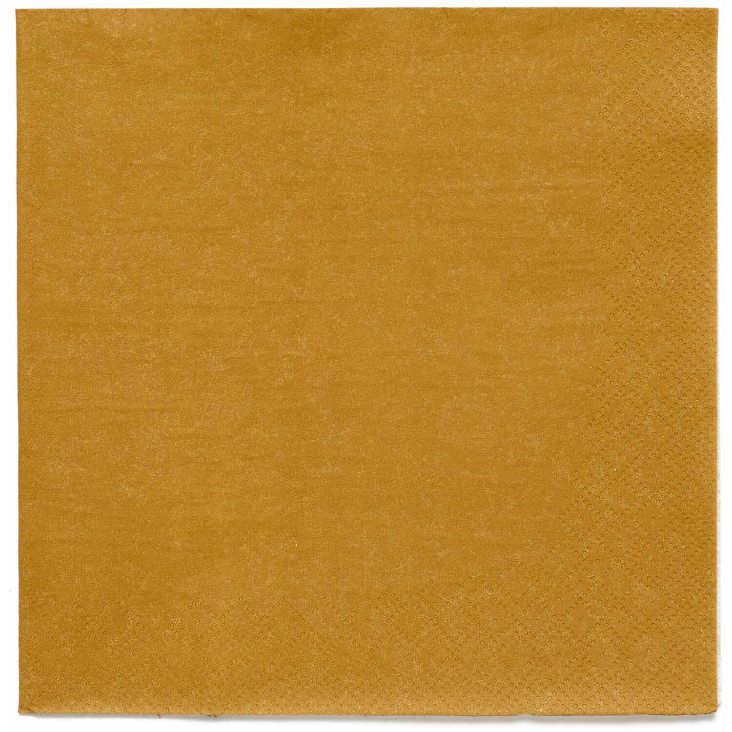 20 Napkins Creme Brulee 33 x 33 cm