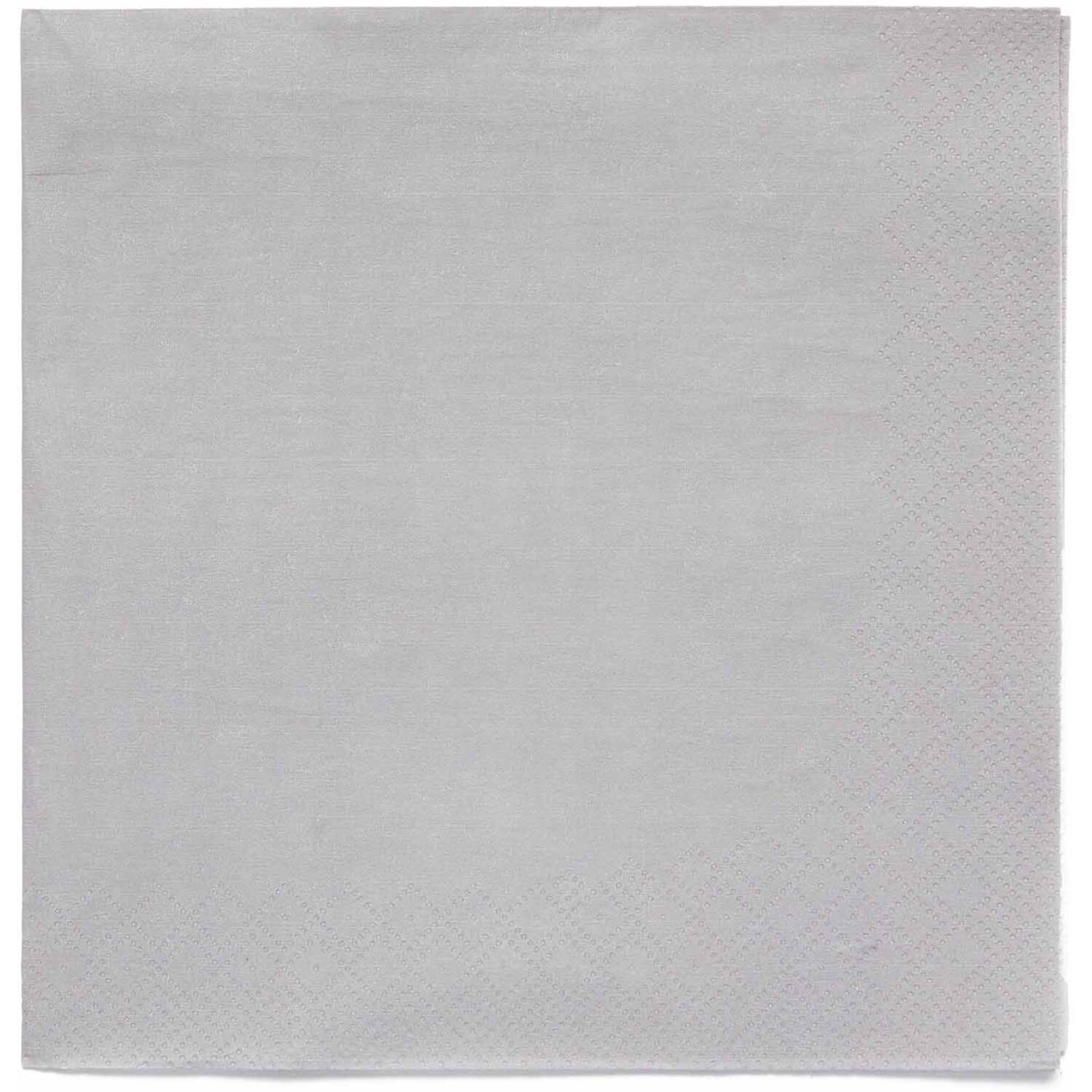 20 Napkins Graphite 33 x 33 cm