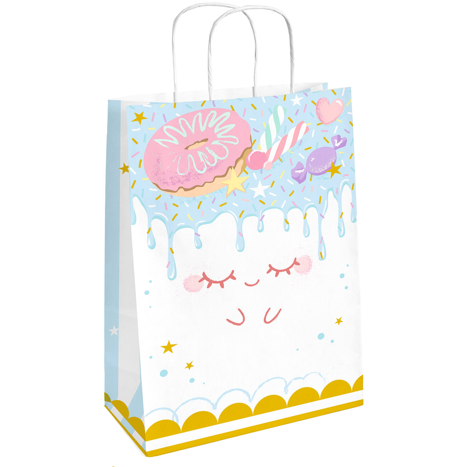 4 Loot Bags Crazy Cake Paper
