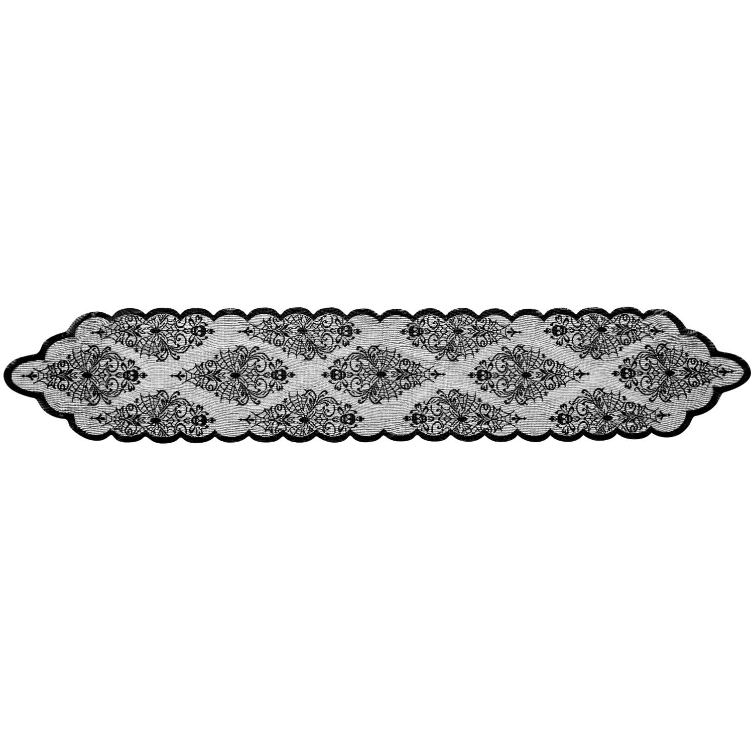 Table Runner Halloween Design Lace 188 x 33 cm