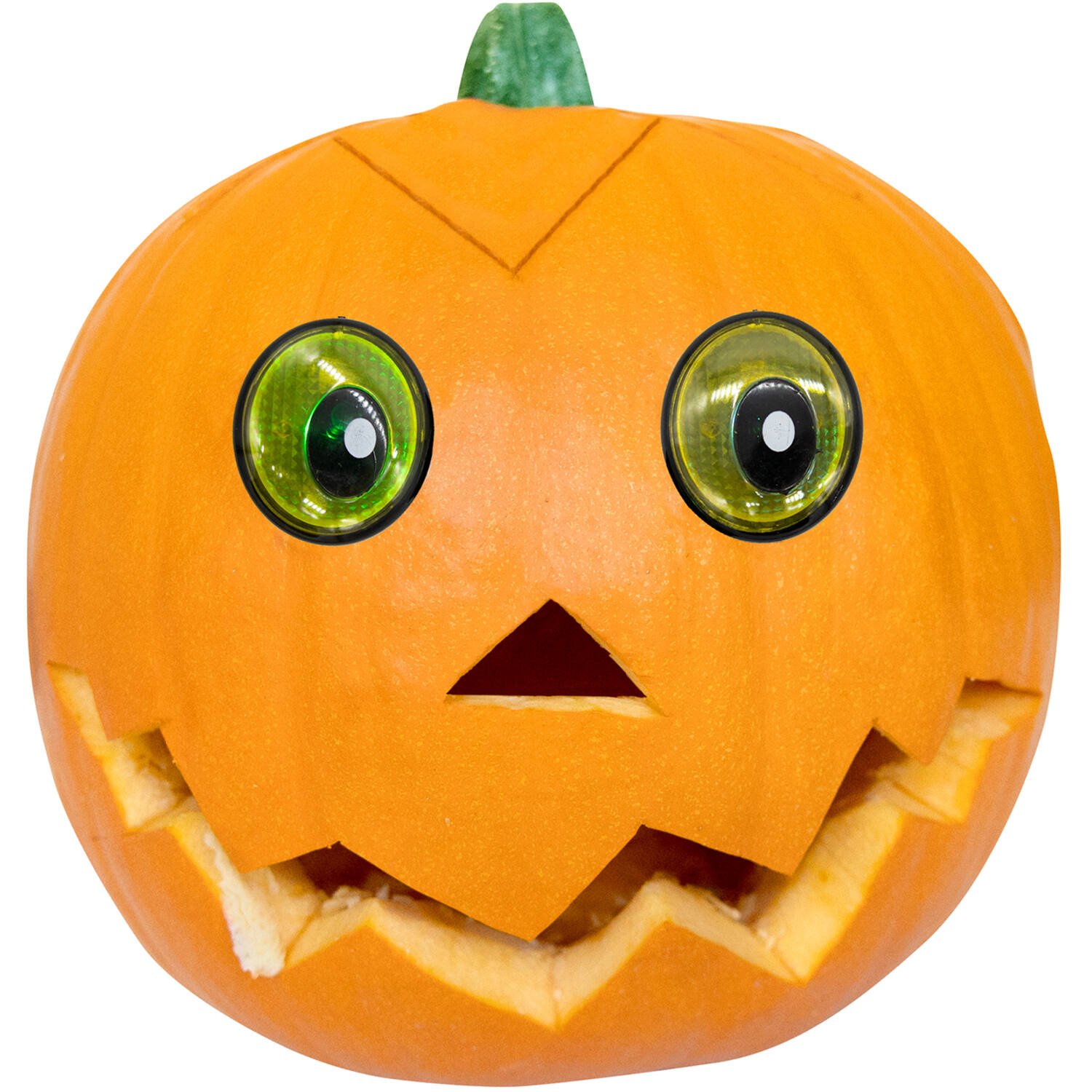 2 LED Light up Pumpkin Eyes Color Changing for Pumpkin Carving Assorted 3 Designs