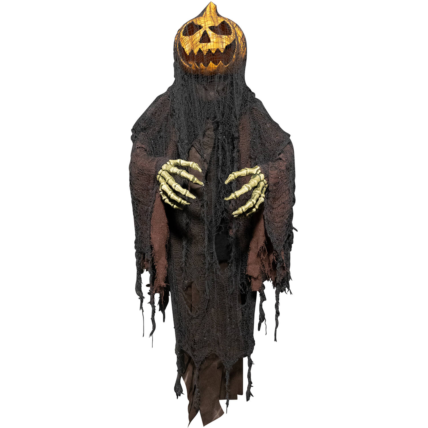 Animatronic Hanging Pumpkin Man 1.1 m cm x 23 cm x 1.53 m