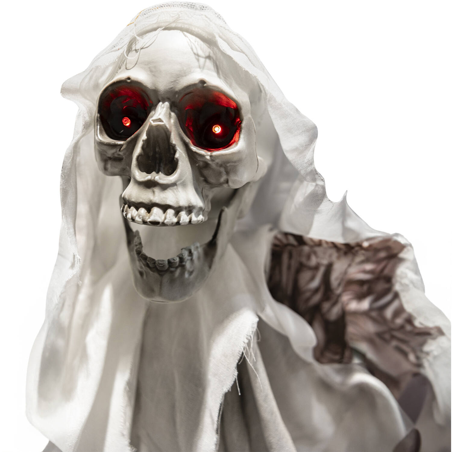 Animatronic Hanging Evil Angel Skeleton with Wings 54 cm x 50 cm x 1.8 m
