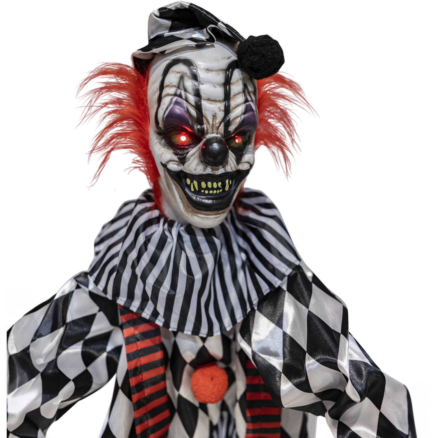 Animatronic Standing Clown on Stage 50 cm x 50 cm x 1.8 m