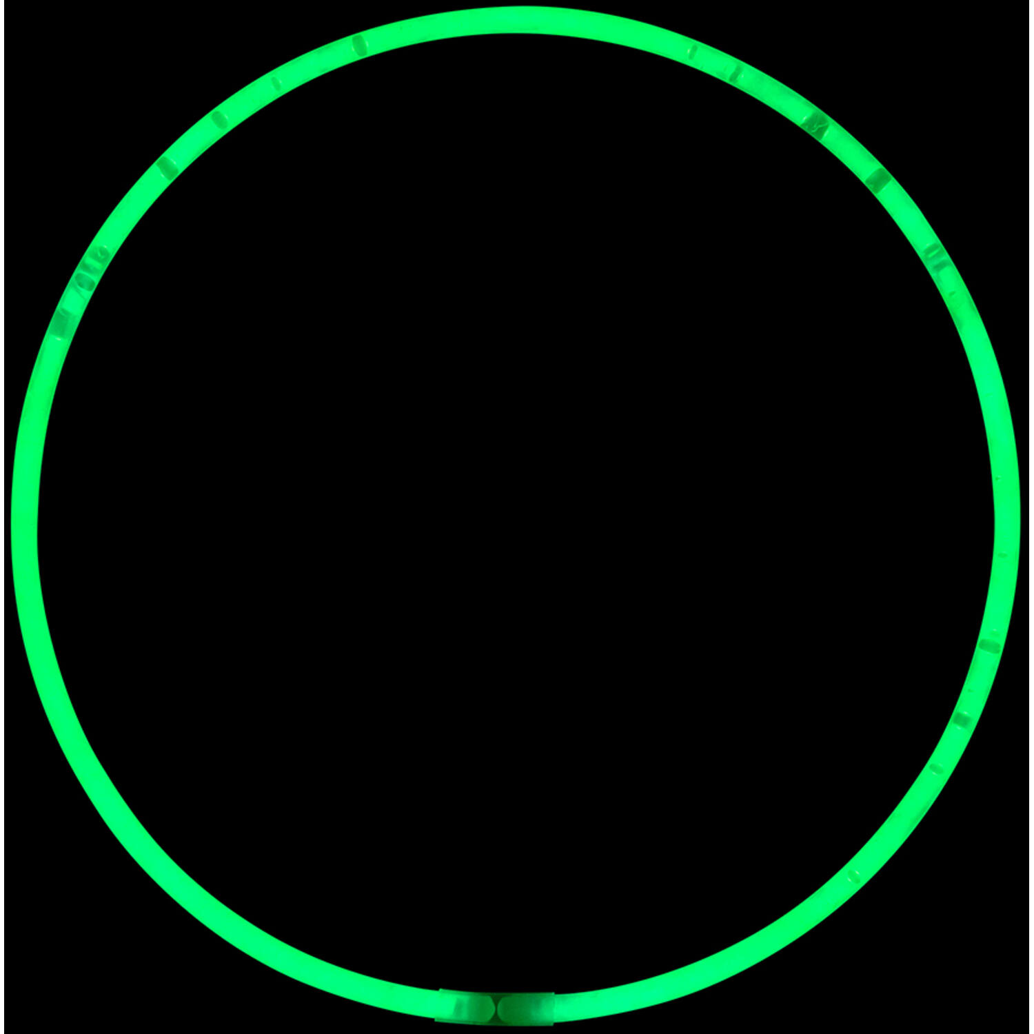 Glow Necklace Green Plastic 56 cm