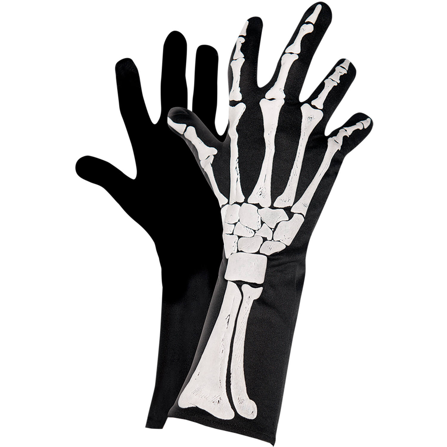 Costume Accessory Gloves Skeleton 3D One Size