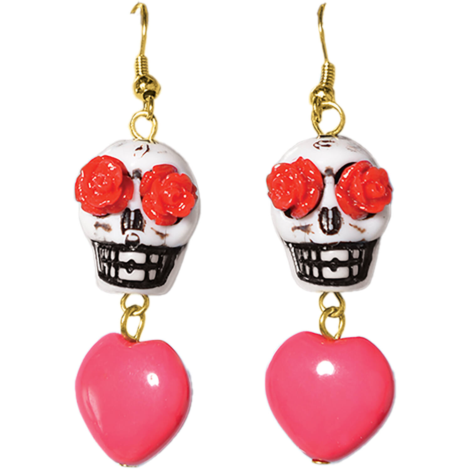 Costume Accessory Earrings Day of the Dead