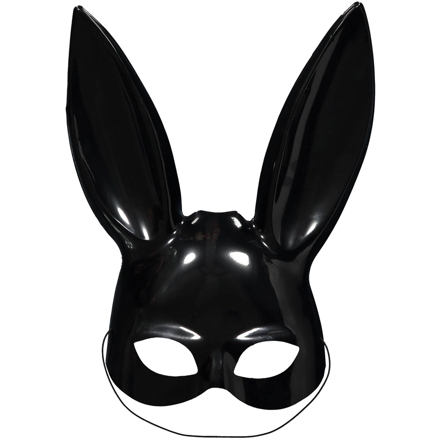 Half Mask Bunny Black One size
