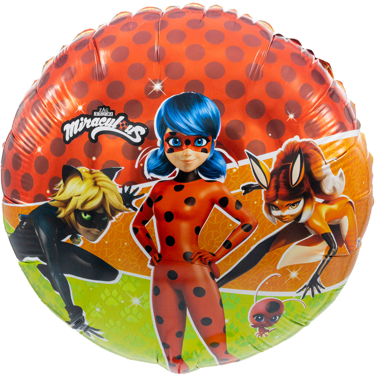 Standard Miraculous Foil Balloon C60 Packaged 43 cm