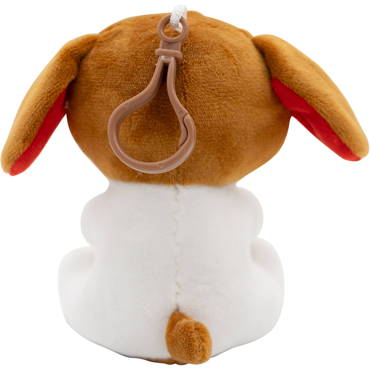 2-in-1 plush toy balloon weight dog with hook, 11cm, 90g