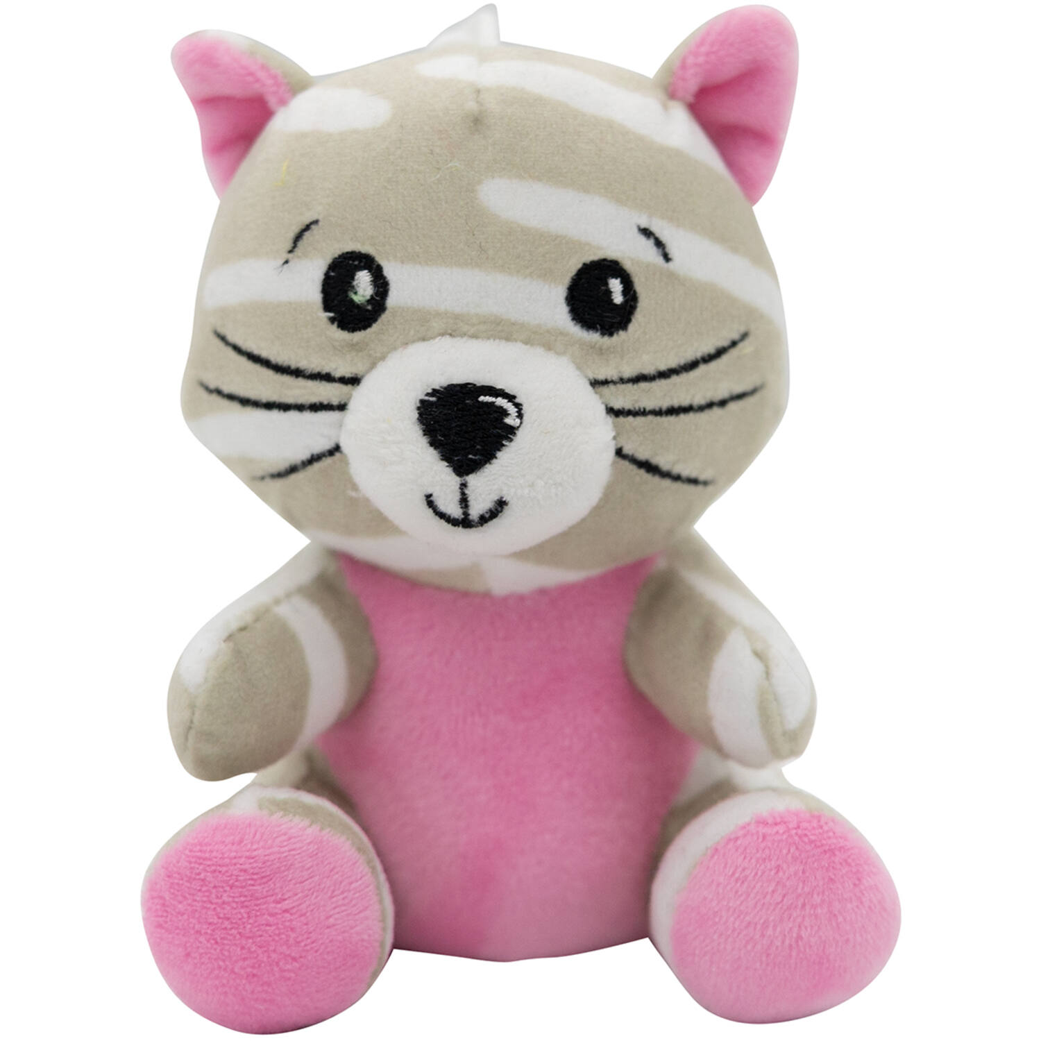 2-in-1 plush toy balloon weight cat with hook, 11cm, 90g