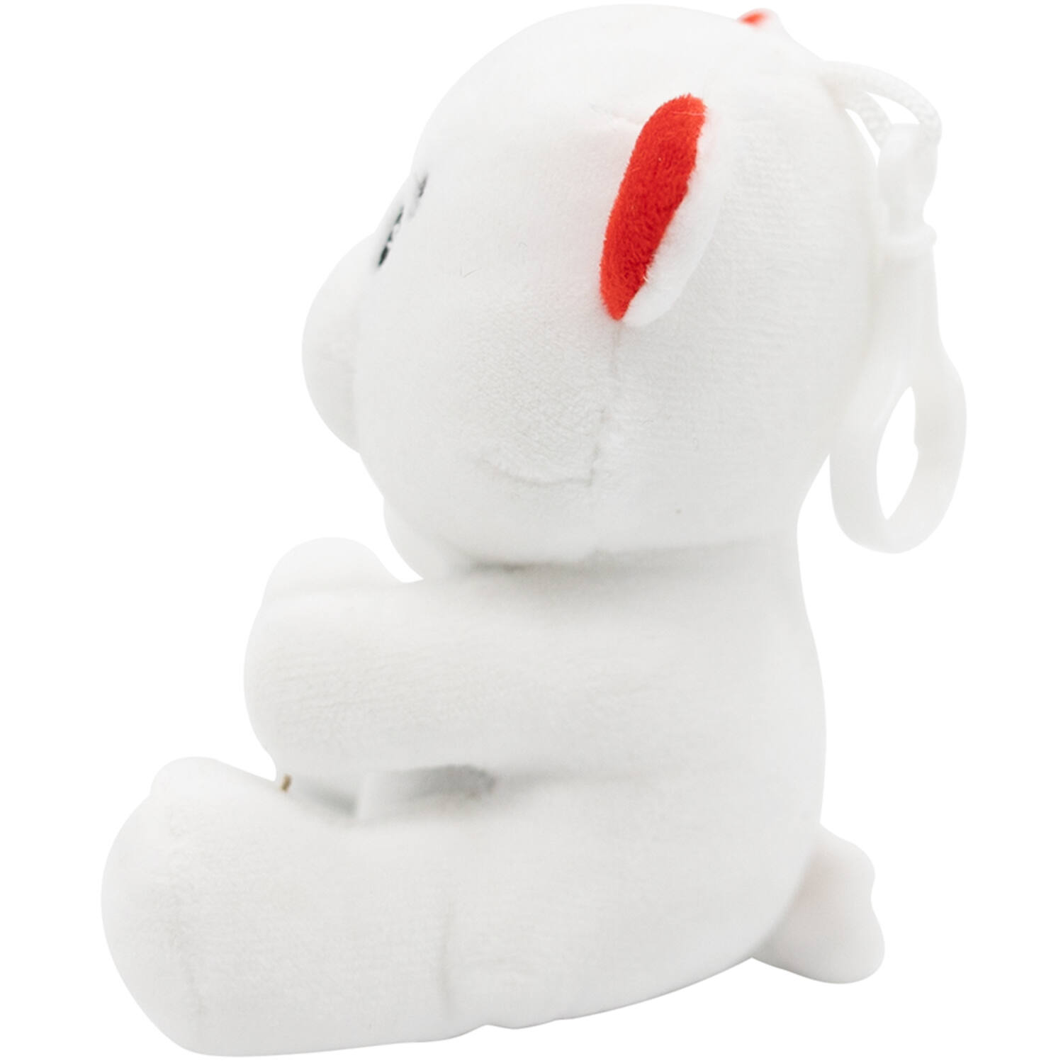 2-in-1 plush toy balloon weight polar bear with hook, 11cm, 90g