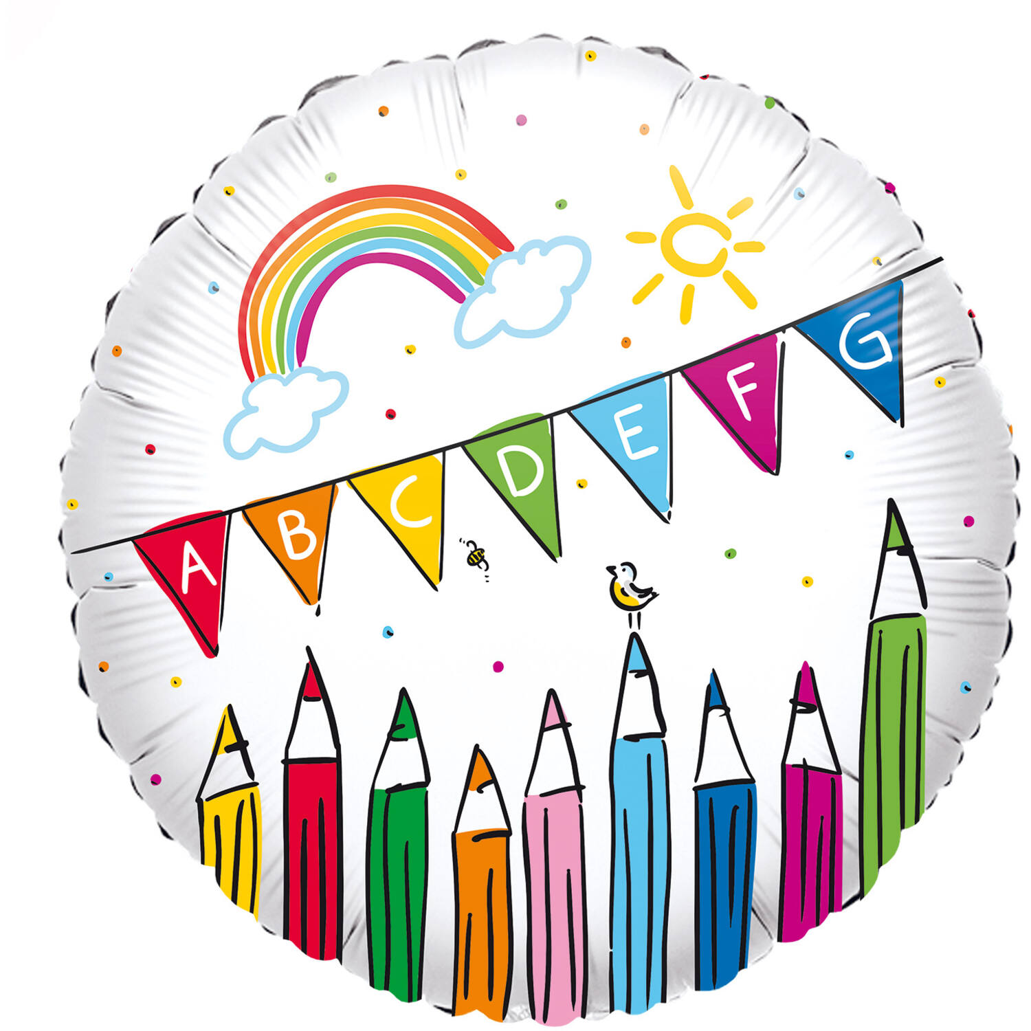 Standard School Start Foil Balloon C40 Packaged 43 cm