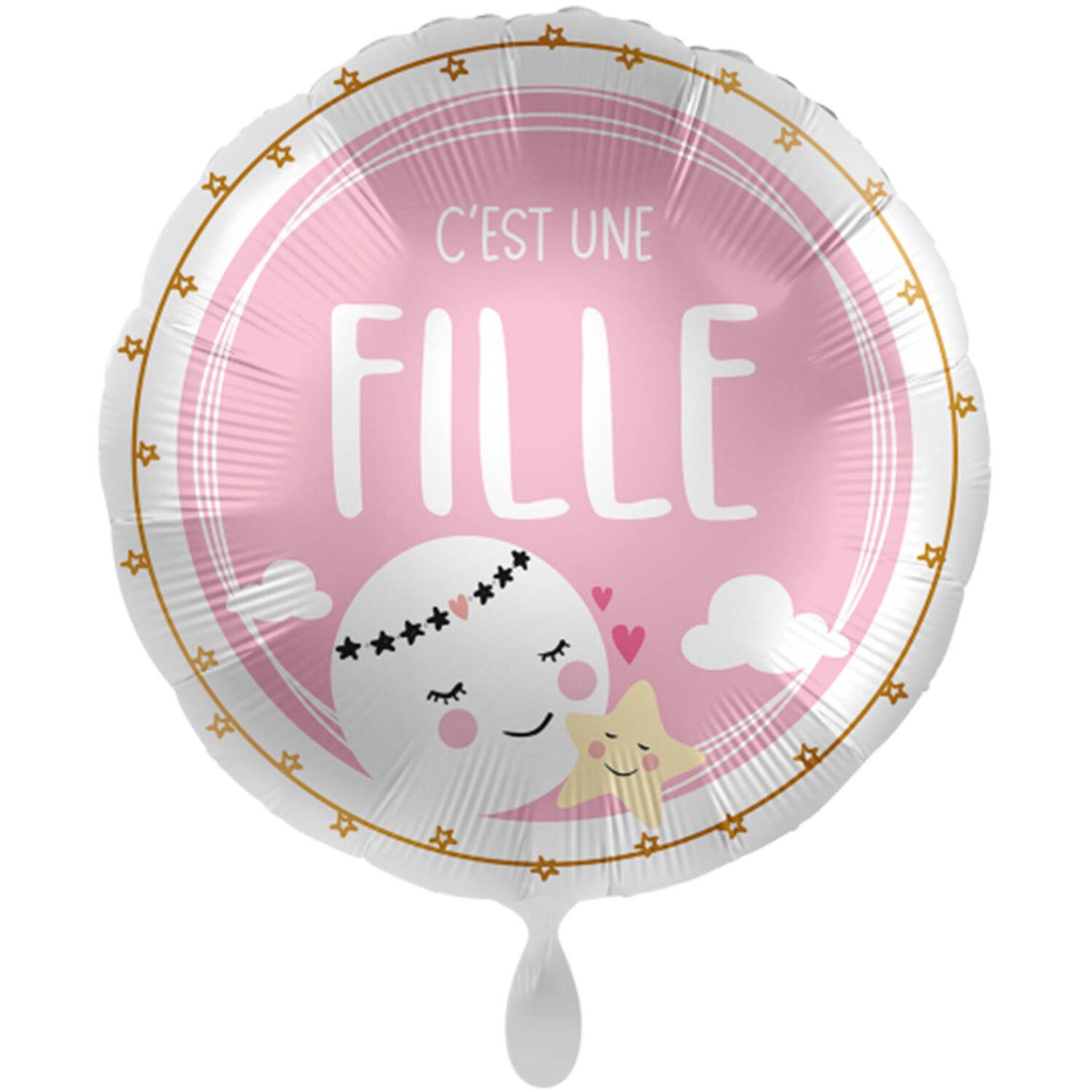 Standard C'est une fille Foil Balloon round C40 packaged 43cm