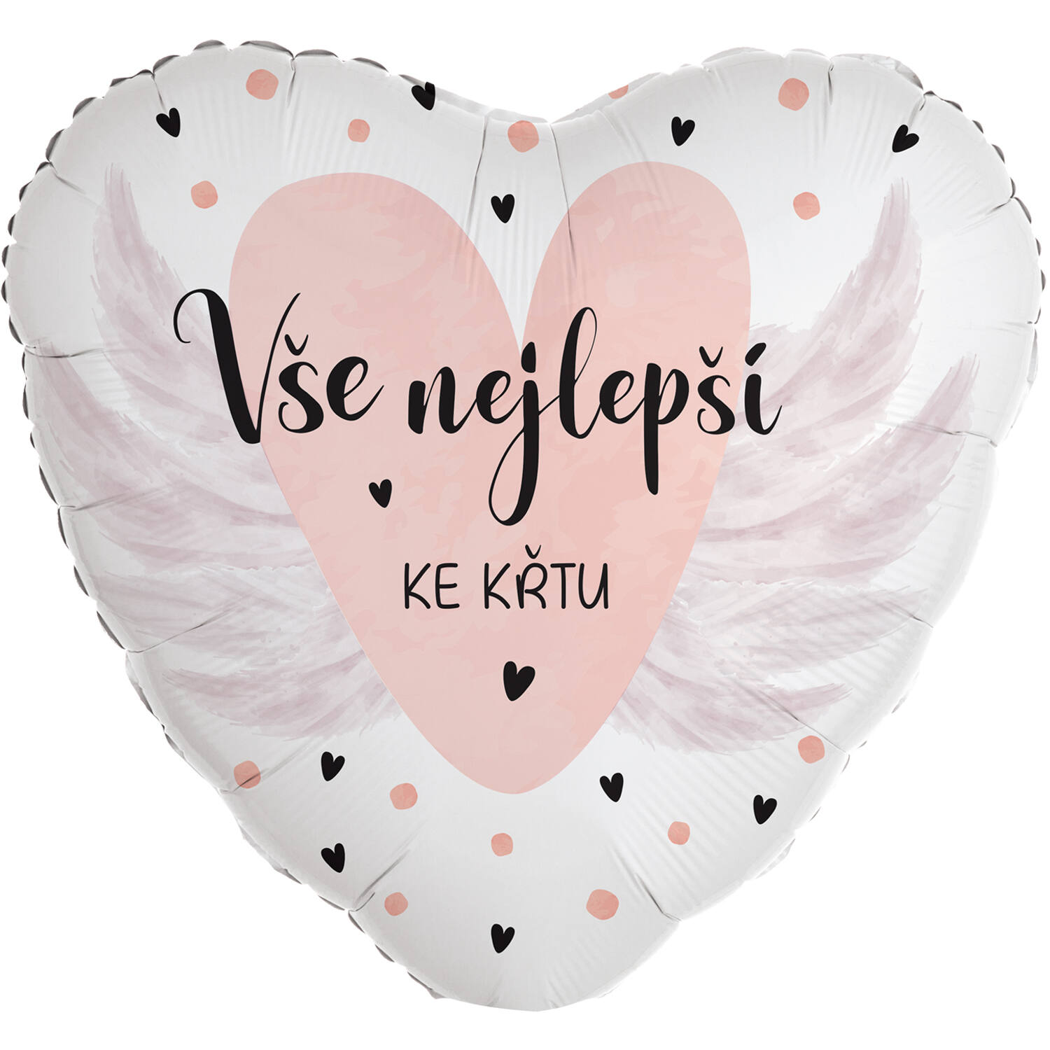 Standard Heart - Navzdy a Vzdy - CZE Foil Balloon RP40 Packaged 45 cm