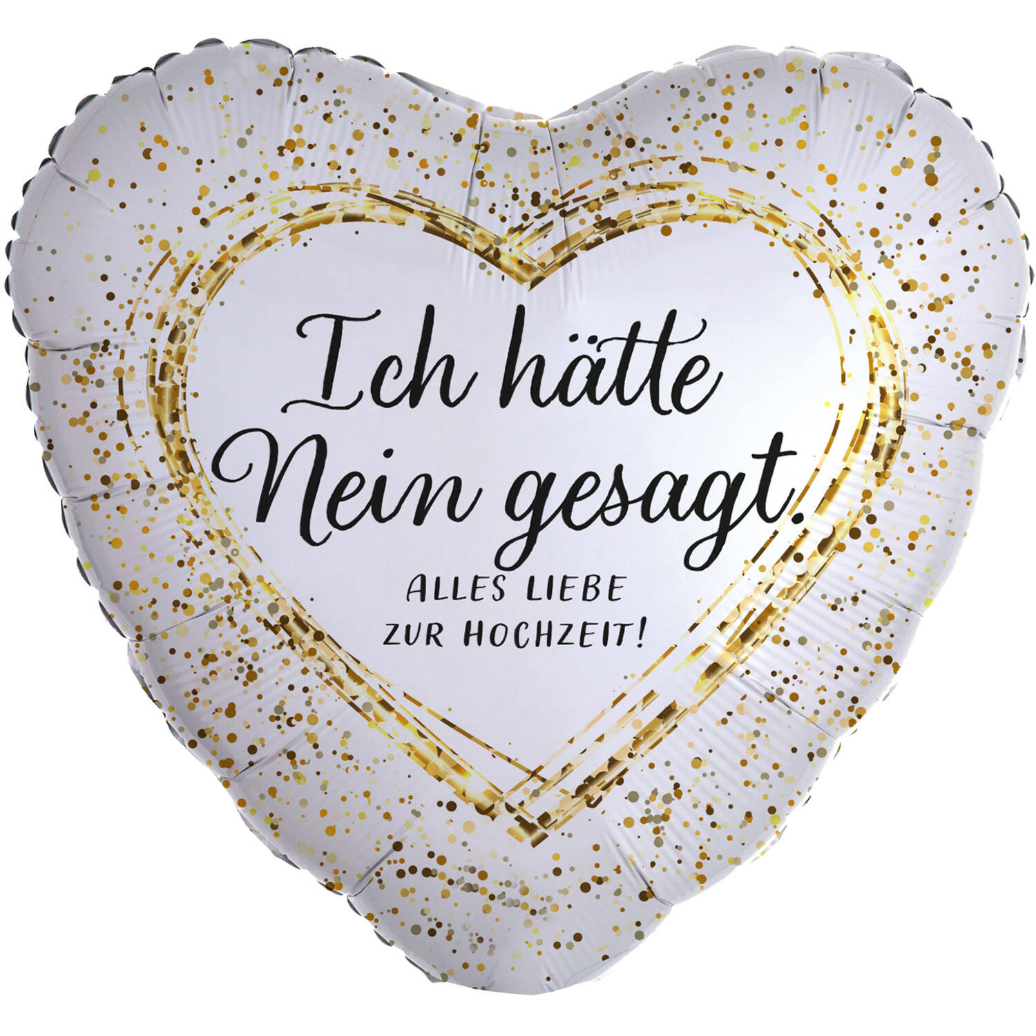Standard Heart - Ich hätte nein gesagt - GER Foil Balloon RP40 Packaged 45 cm