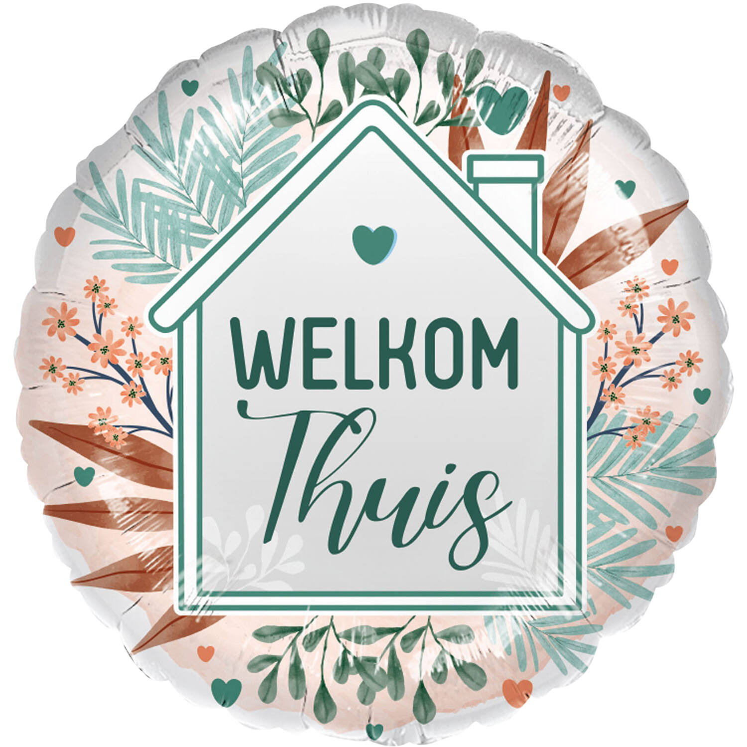 Standard - Welkom Thuis - DUT Foil Balloon Packaged 45 cm
