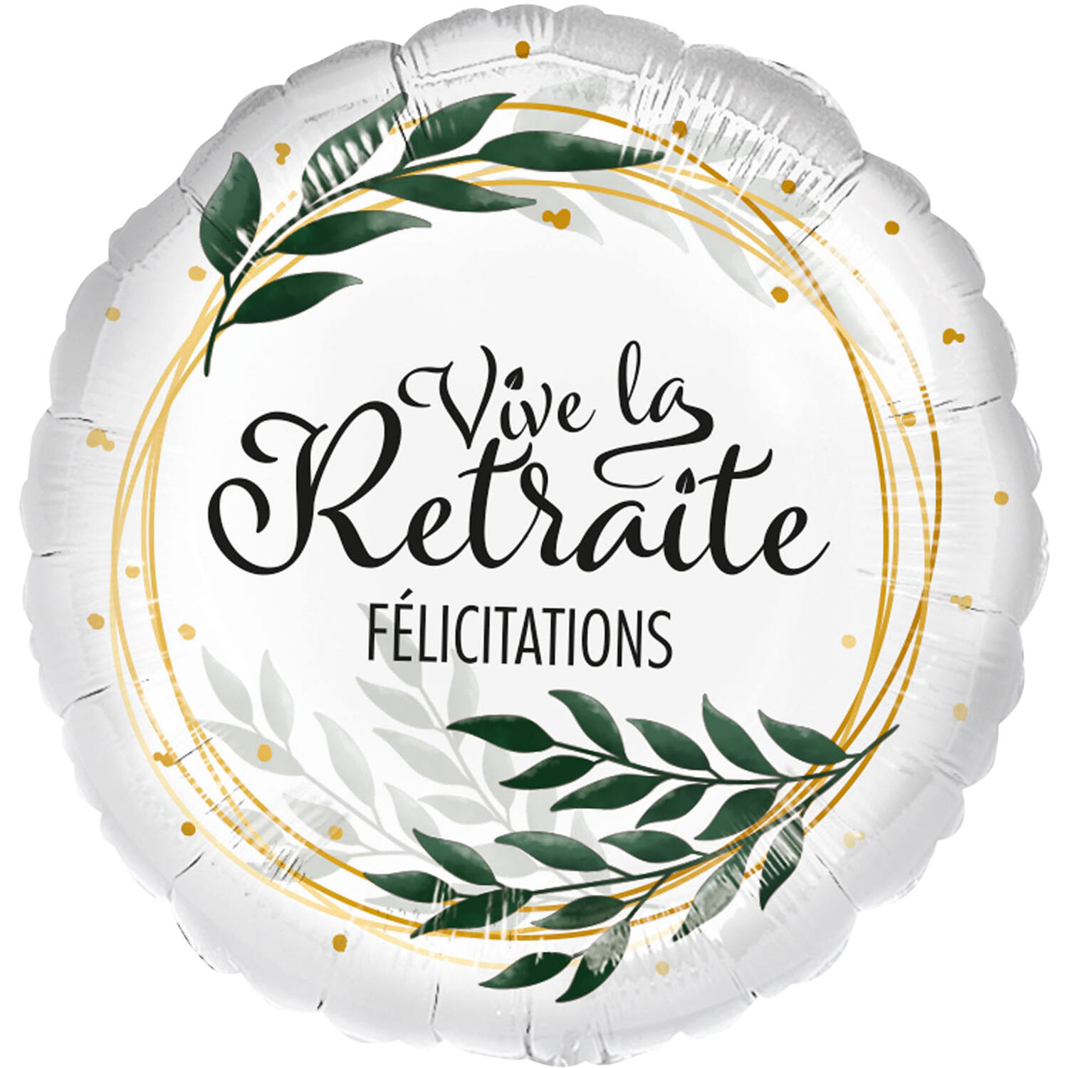Standard - Viva la Retaite - FRE Foil Balloon Packaged 45 cm