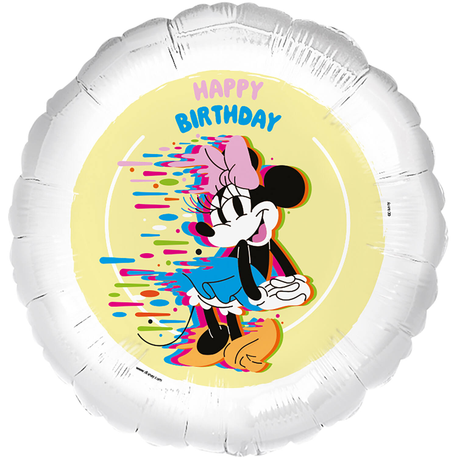 Foil Balloon - Minnie Mouse "HAPPY BIRTHDAY" - 45 cm