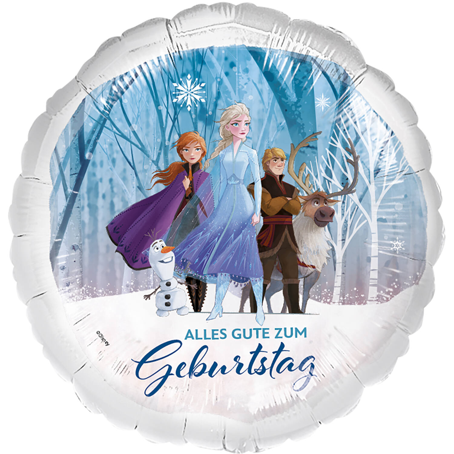 Foil Balloon - Frozen "Alles Gute Zum Geburtstag" - 45 cm