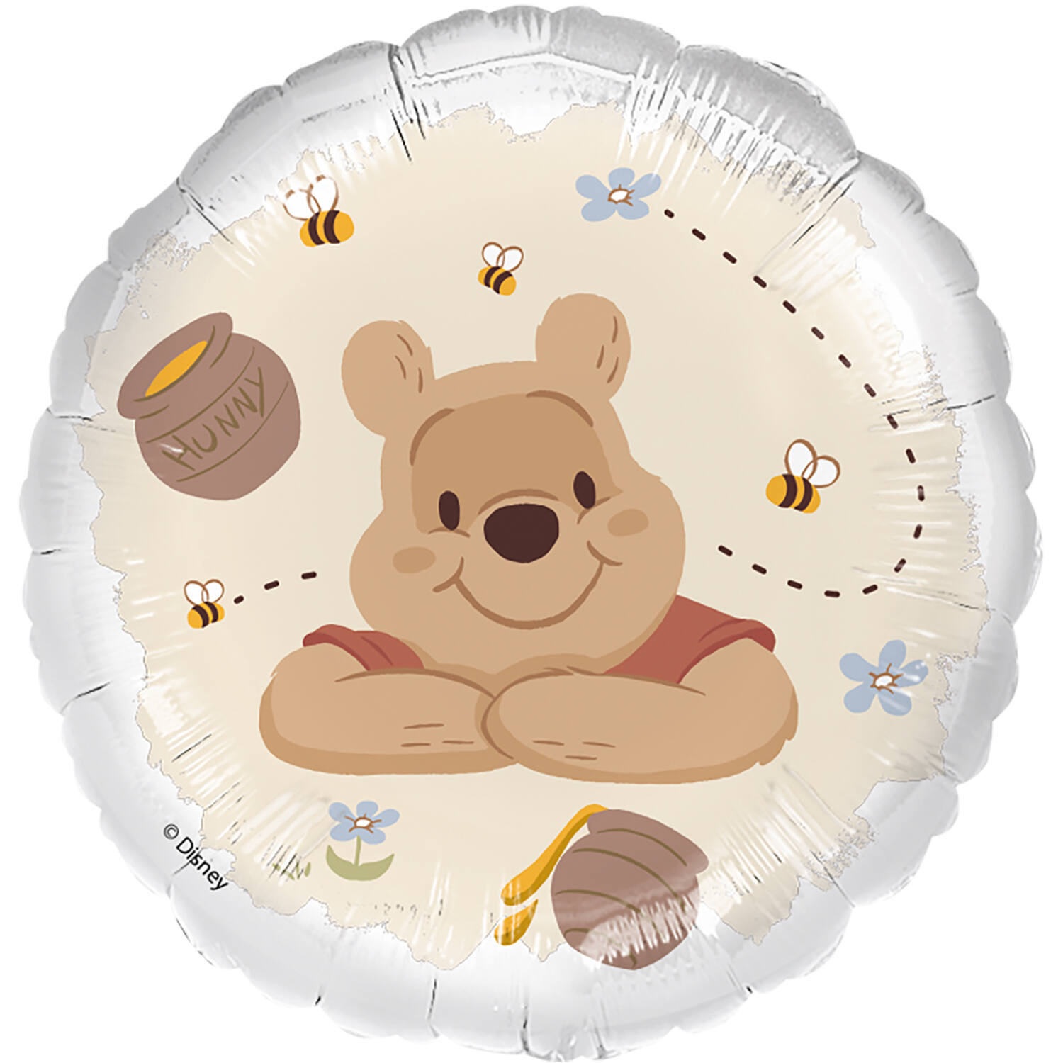 Foil Balloon - Winnie the Pooh with Bees and Honey - 45 cm