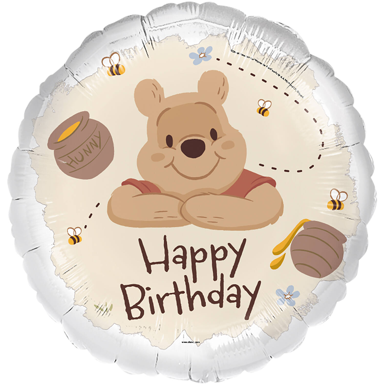 Foil Balloon - Winnie the Pooh "Happy Birthday" - 45 cm