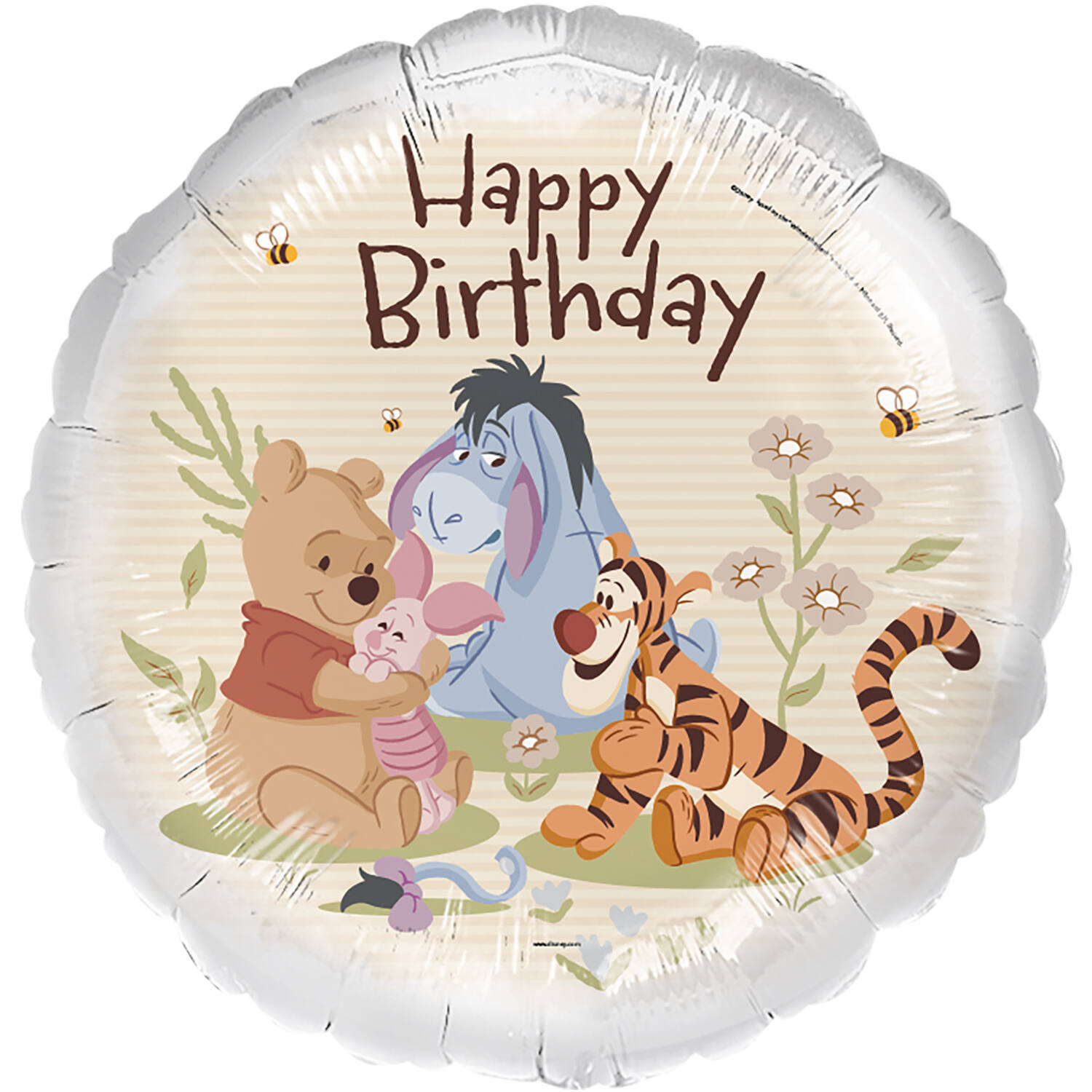 Foil Balloon - Winnie the Pooh and Friends "Happy Birthday" - 45 cm