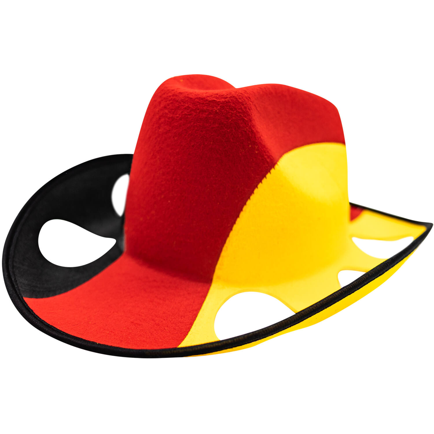 Beer hat in German flag colors