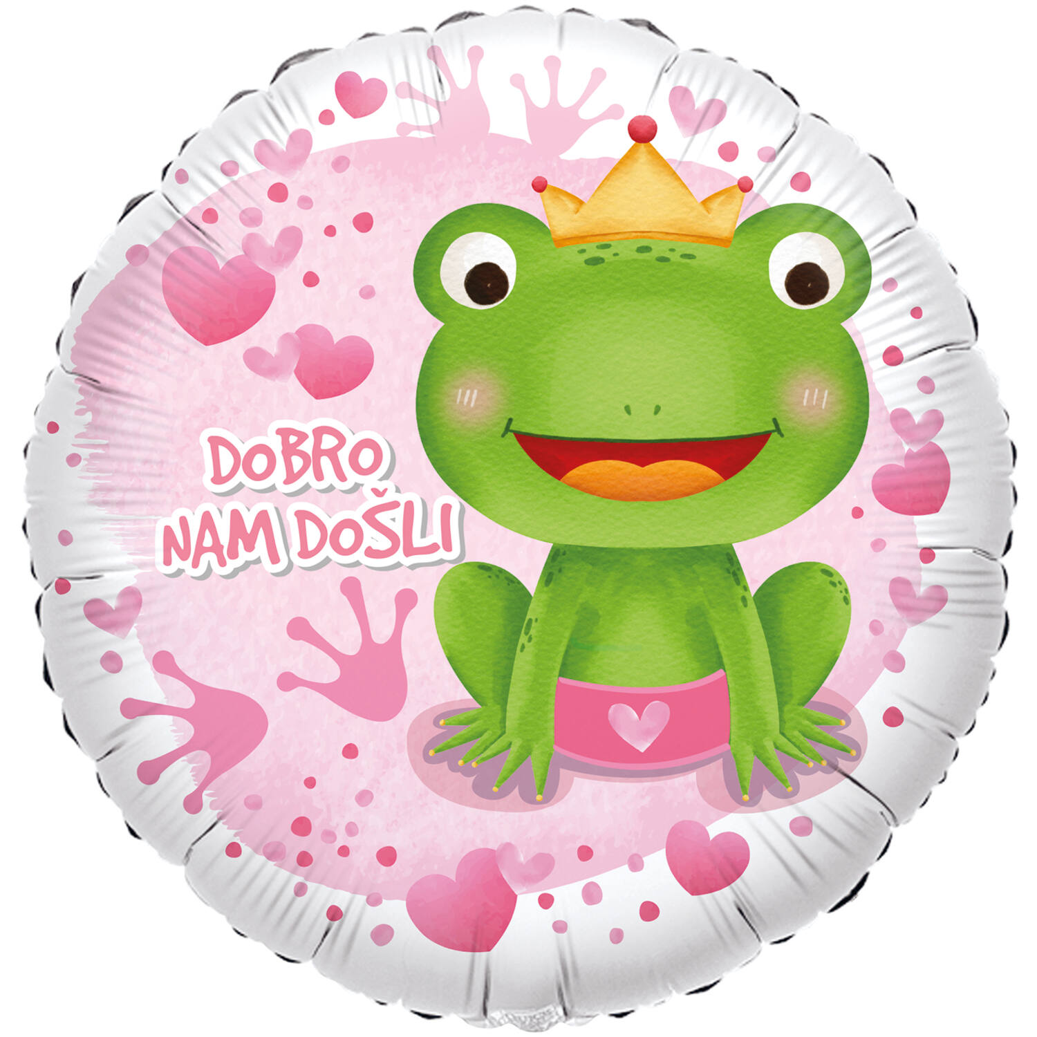 Foil Balloon - "Dobro nam došli" - Croatian - 45 cm
