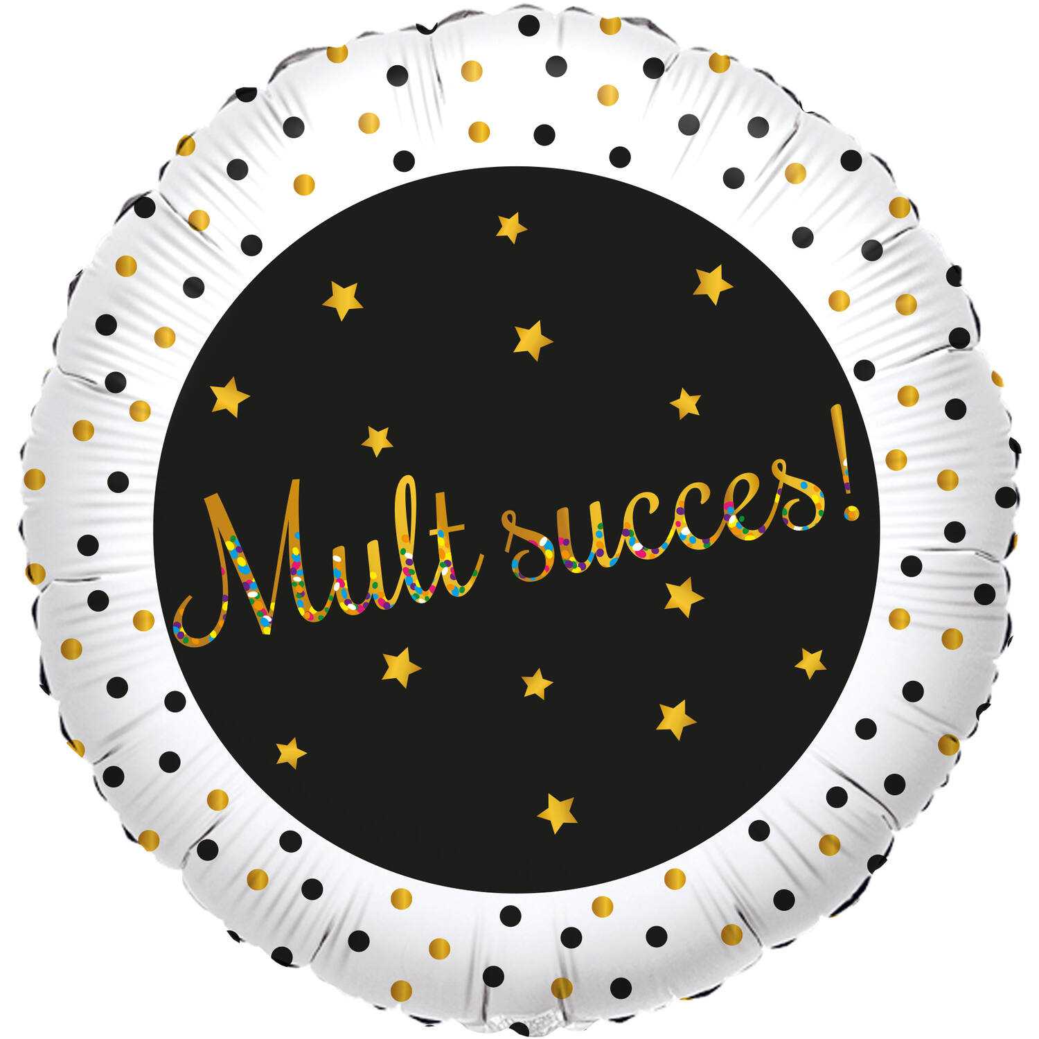 Foil Balloon - "Mult succes!" - Romanian - 45 cm