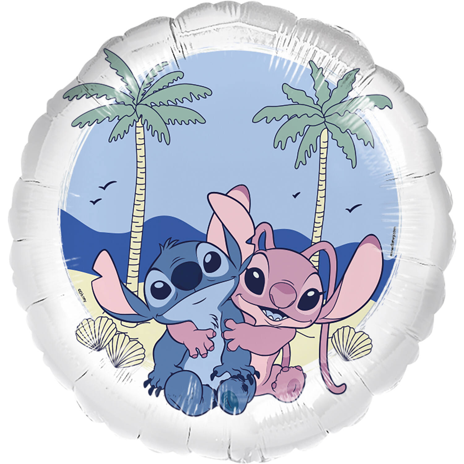 Foil Balloon - Stitch & Angel - 45 cm