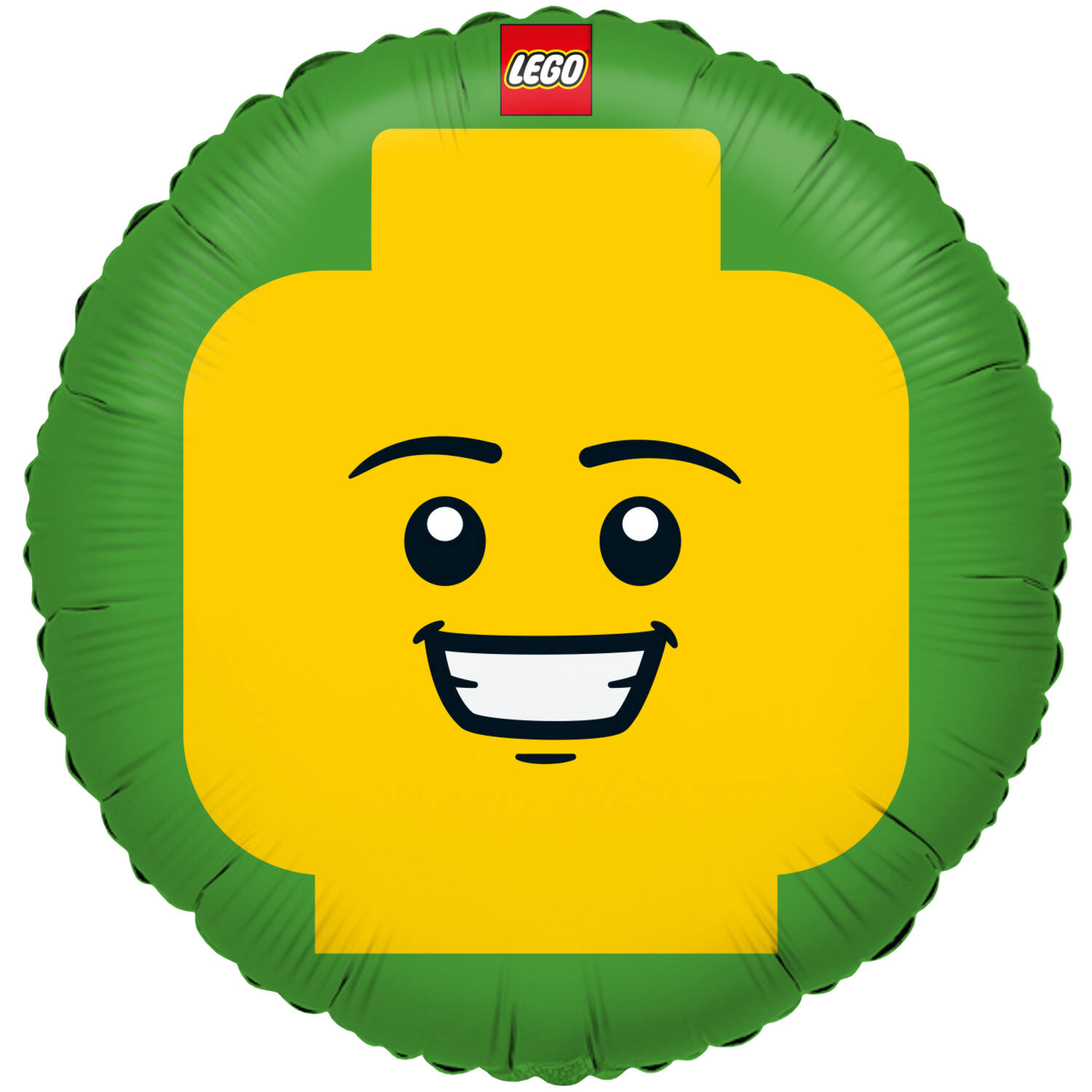 Standard - LEGO Smilie - Folienballoon C60 verpackt 45 cm