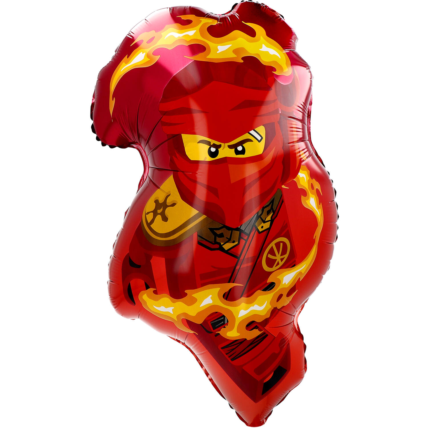 Large Shape - LEGO NINJAGO Kai - Folienballoon H45 verpackt