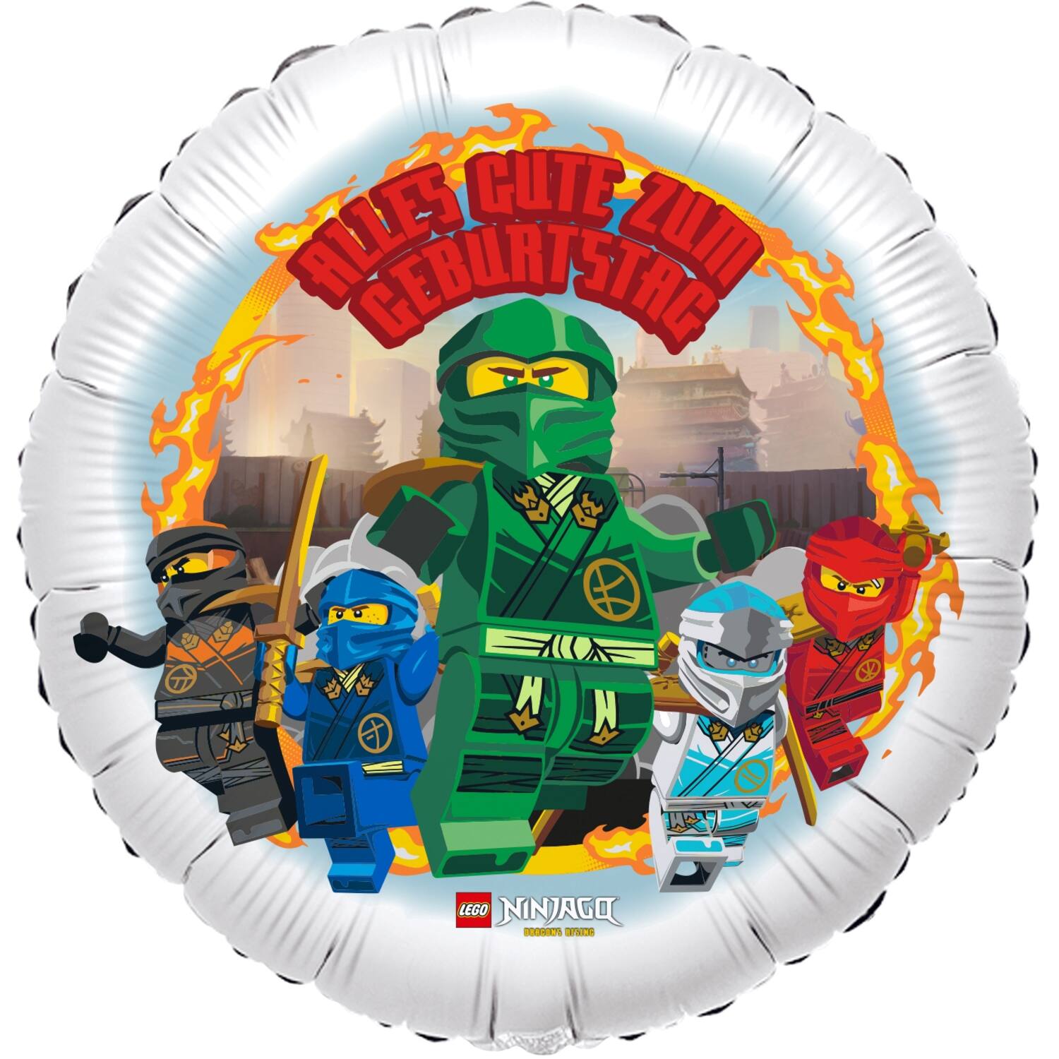 Standard - LEGO NINJAGO AGZG - GER Folienballon C60 45 cm verpackt