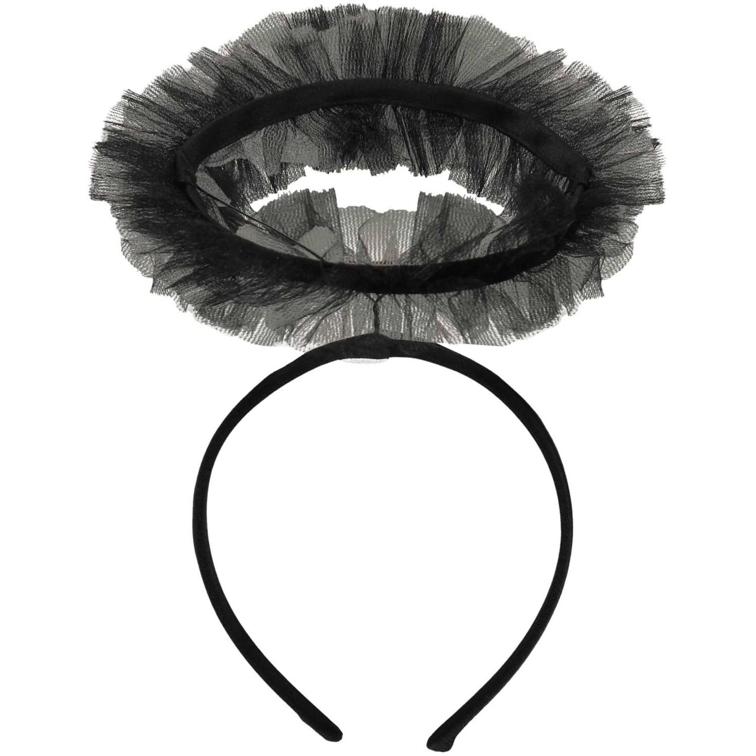 Headband Black Angel Halo One size