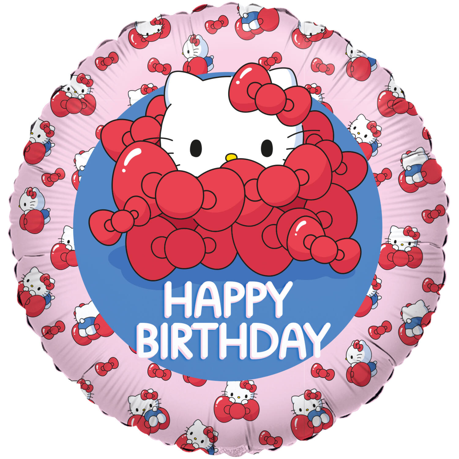 Foil balloon - Hello Kitty - HAPPY BIRTHDAY - 45 cm