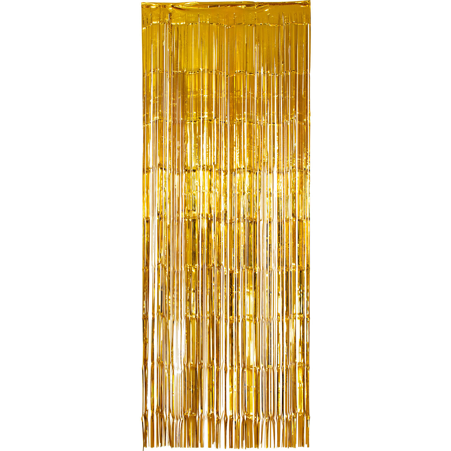 Door Curtain Gold Metallic Plastic