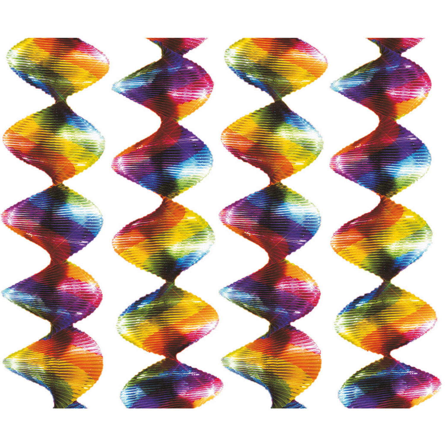 4 Rotor Spirals Rainbow Foil 5 x 60 cm
