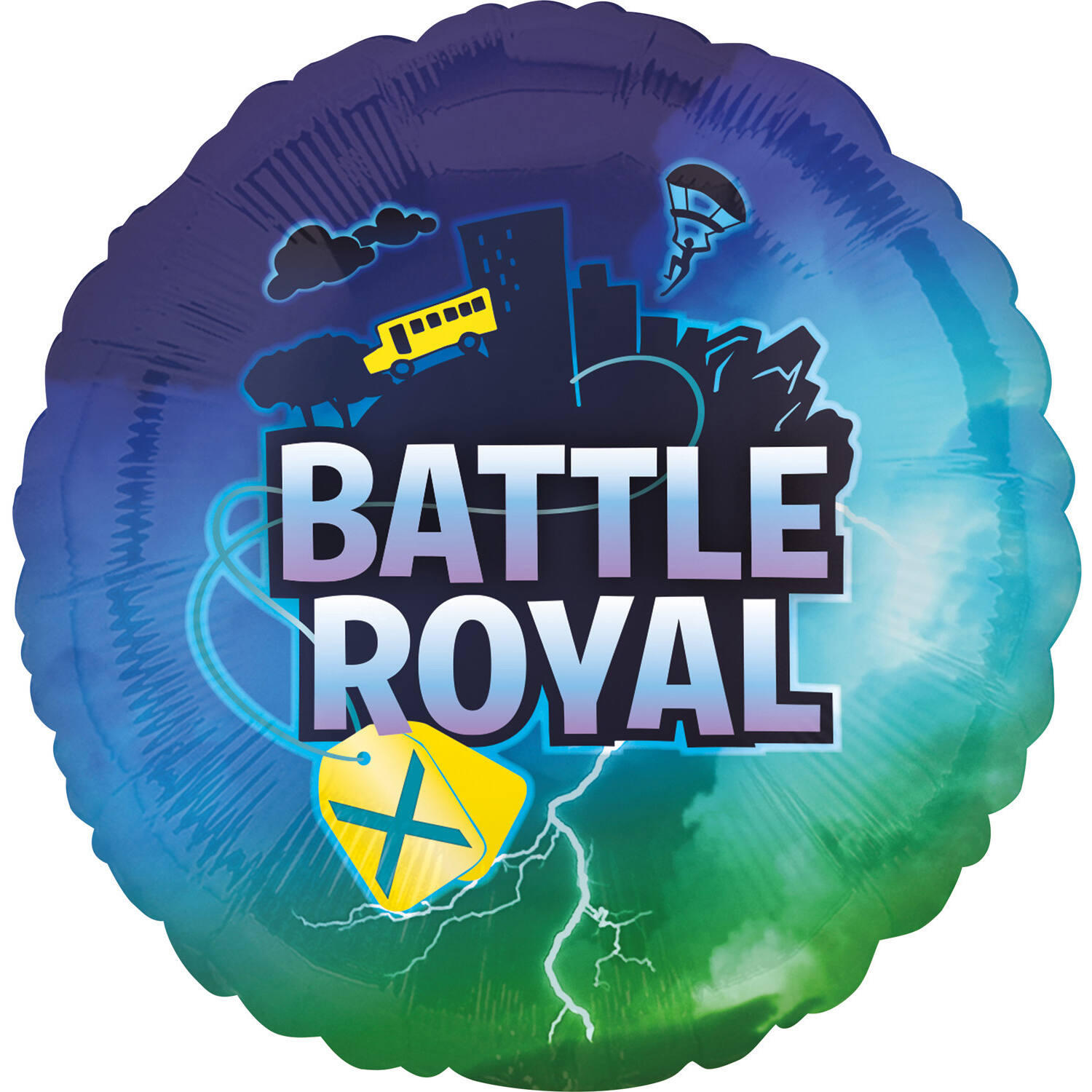 Standard Battle Royale Foil Balloon S40 Packaged 43 cm