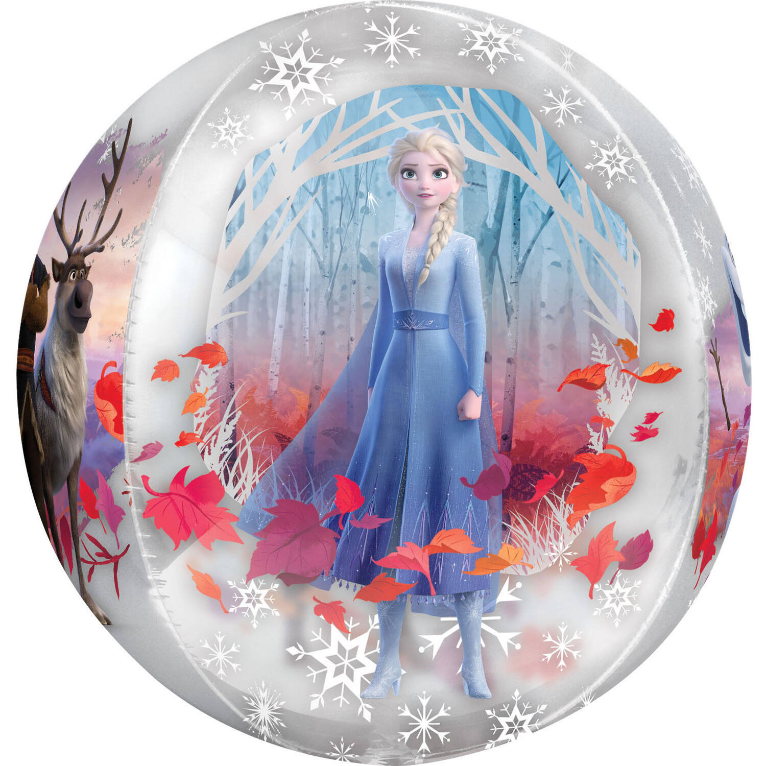 Foil Balloon - Shape - Frozen 2 - Ball - 38 x 40 cm