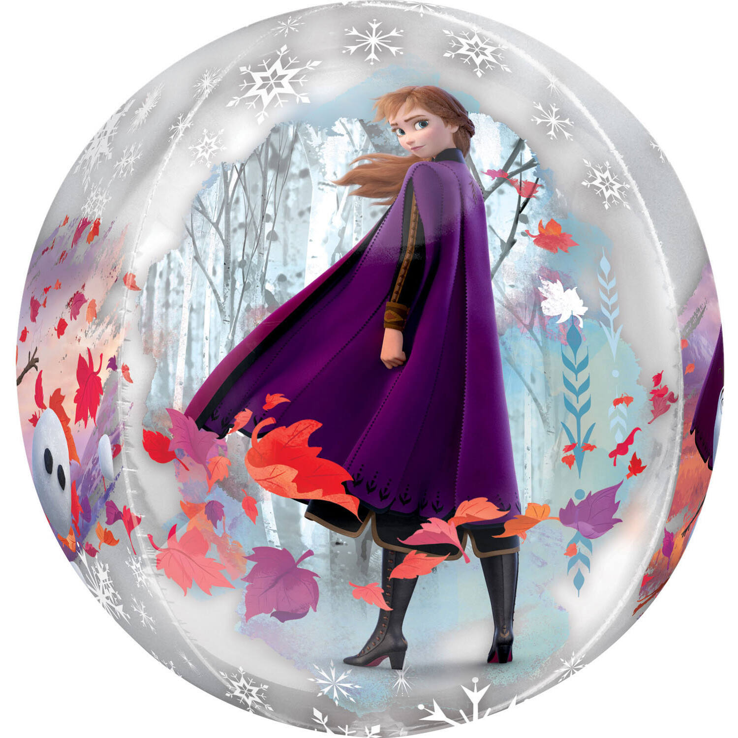 Foil Balloon - Shape - Frozen 2 - Ball - 38 x 40 cm