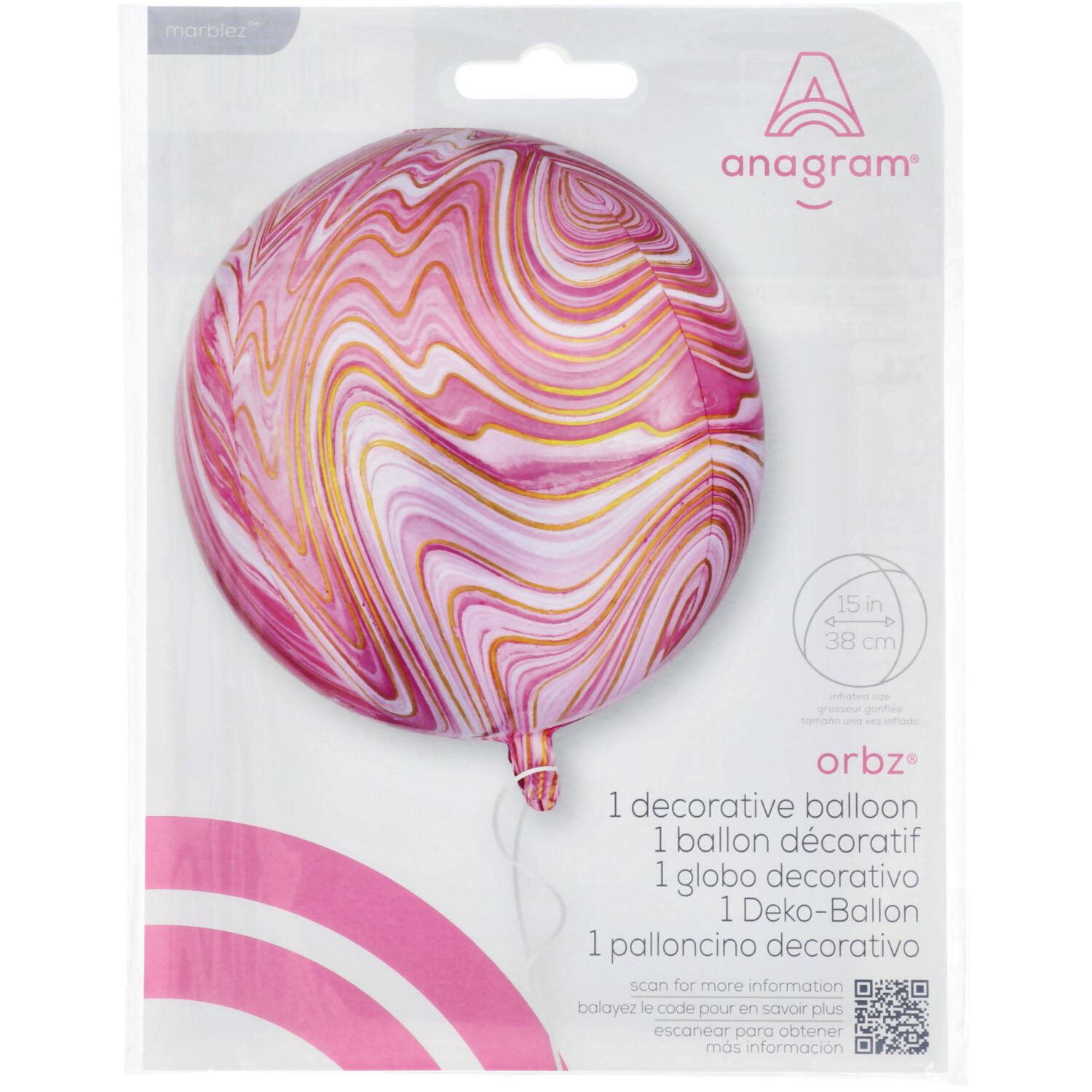 Orbz® - Marblez - Pink - 38 x 40 cm