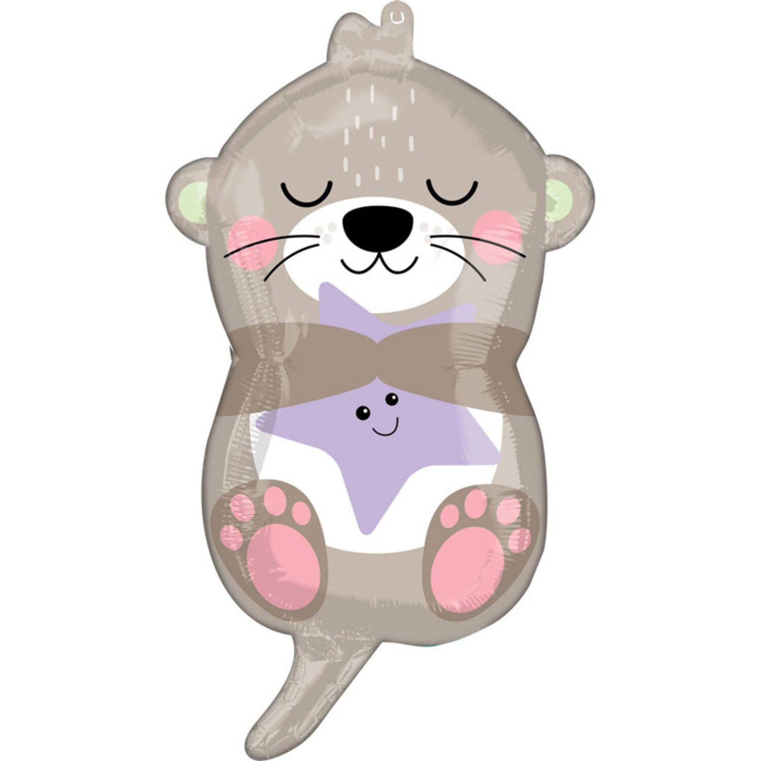 Standard Shape Otterly Adorable Foil Balloon S50 Packaged 33 cm x 58 c