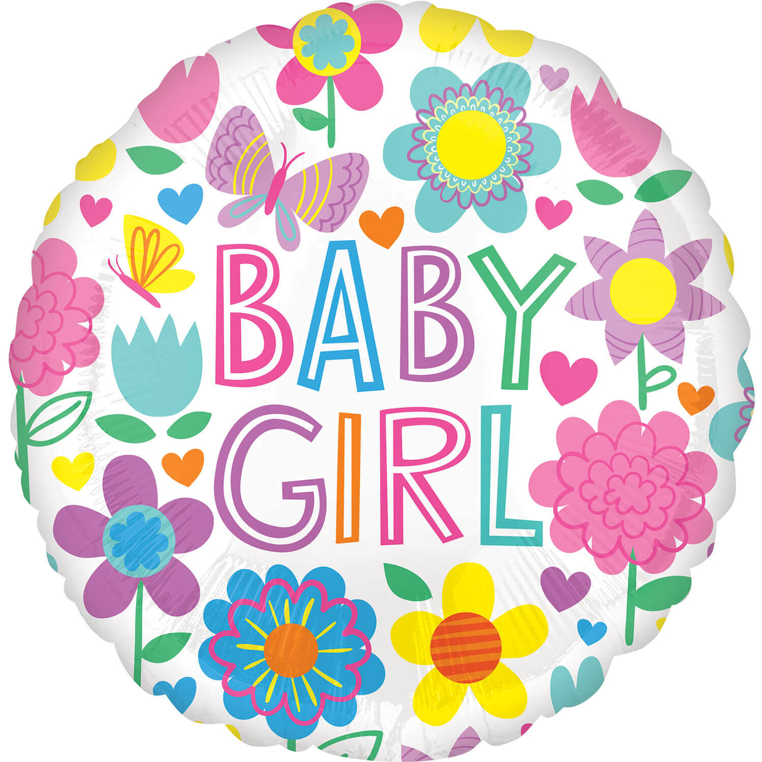 18in/45cm Baby Girl Floral Butterfly