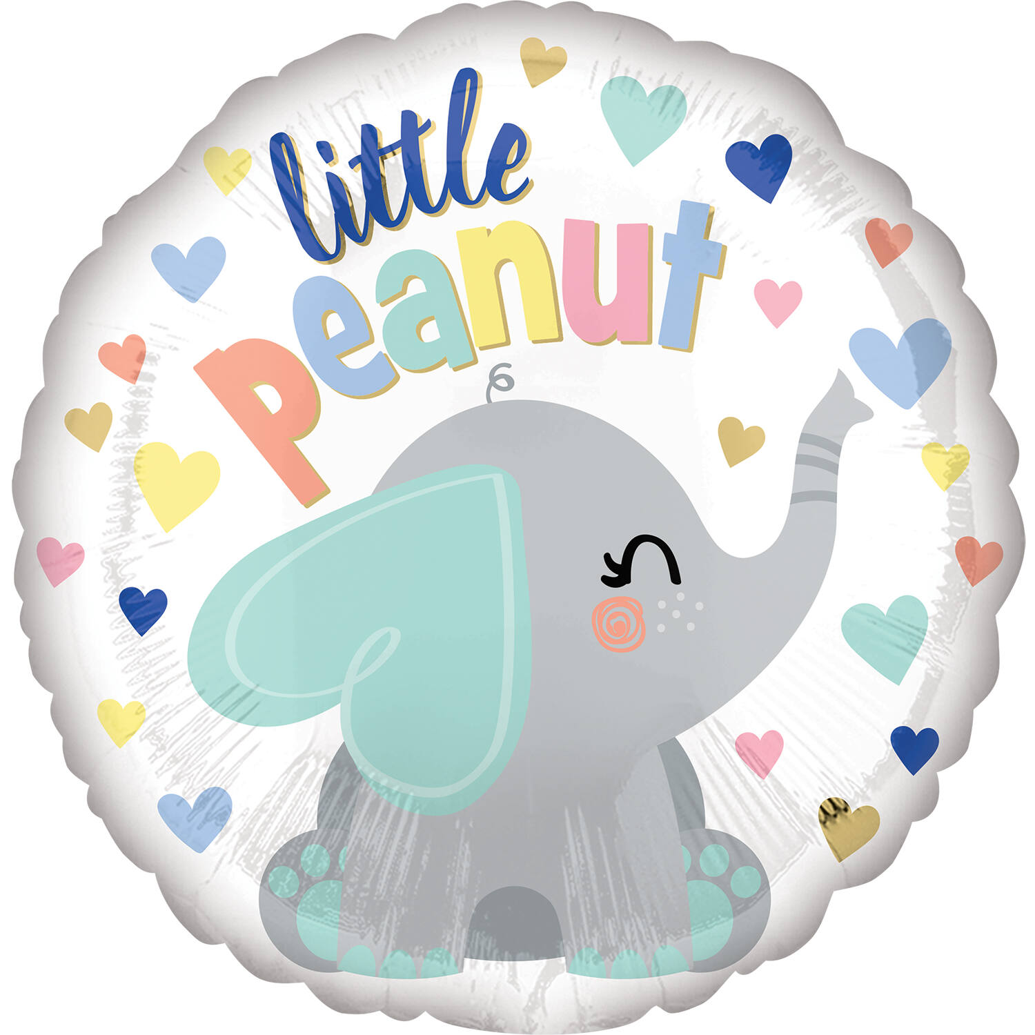Standard Little Peanut Foil Balloon S40 Packaged 45 cm