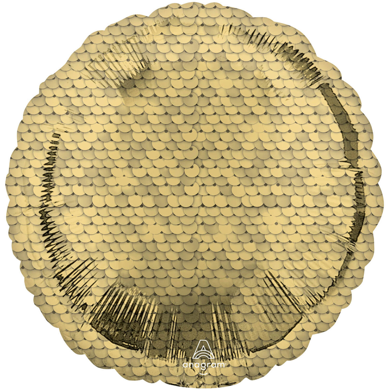 18in/45cm Glitter Gold Sequins