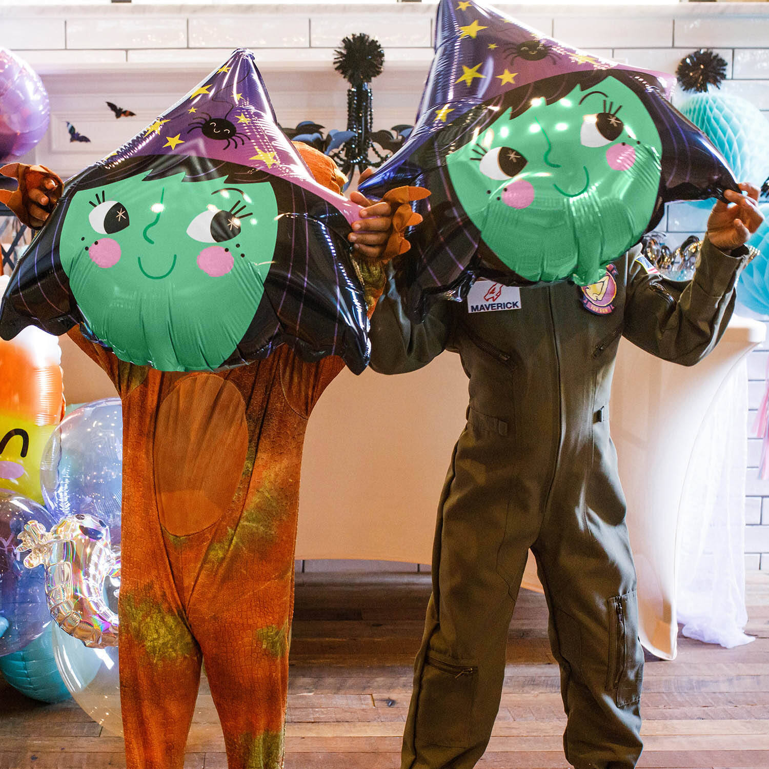Foil Balloon - Shape - Witch Head Halloween - 45 cm
