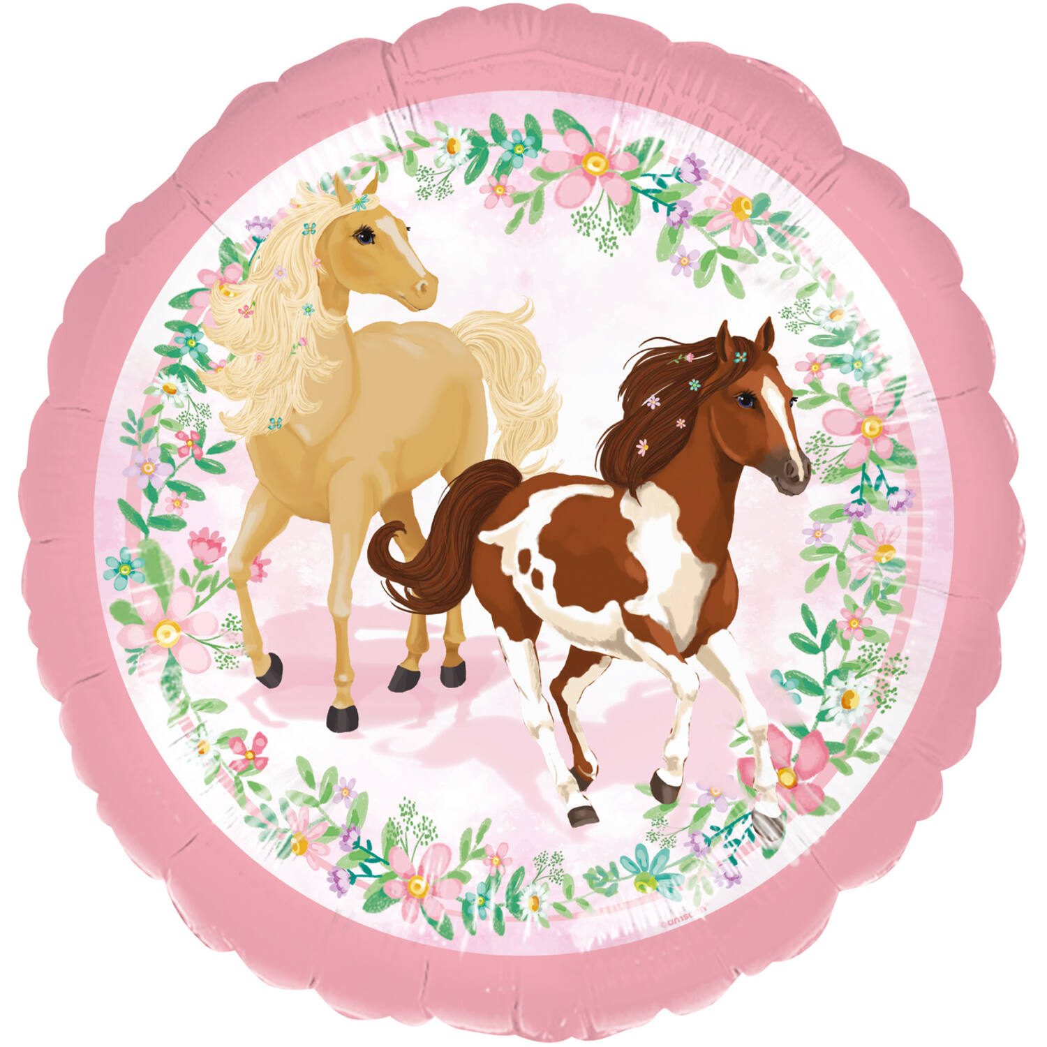 Foil Balloon - Beautiful Horses - 45 cm